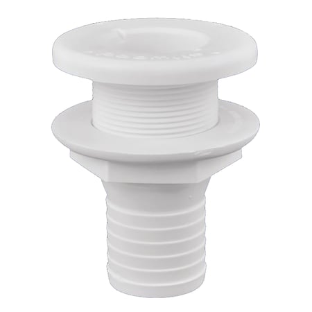 Attwood Plastic Thru-Hull Fitting - 1-1/2" - White 3875-3